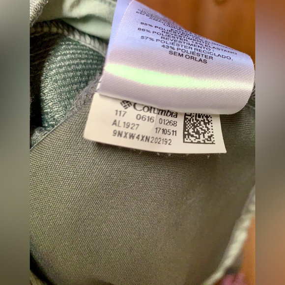 Women's Small Columbia Color Block Technical Hooded Full Zip Mid Layer Jacket - Picture 12 of 16